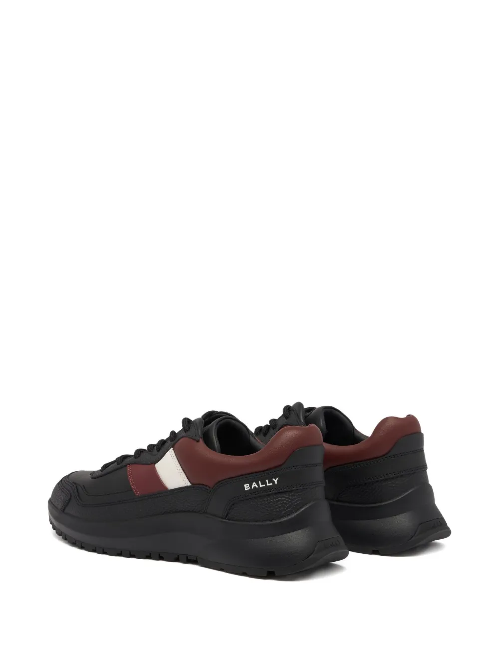 Bally Leren sneakers Zwart