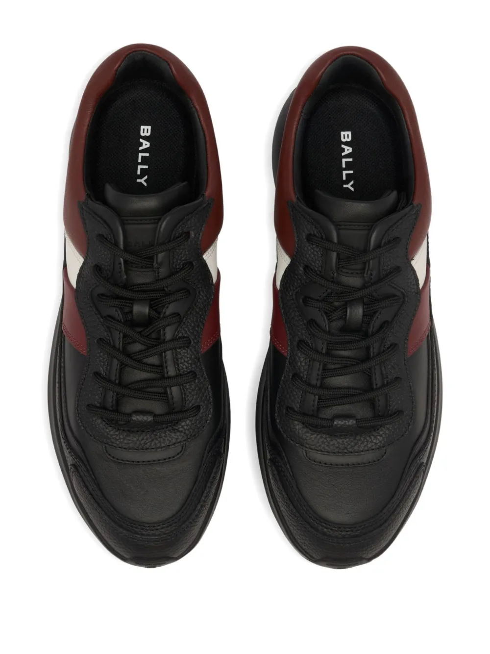 Bally Leren sneakers Zwart