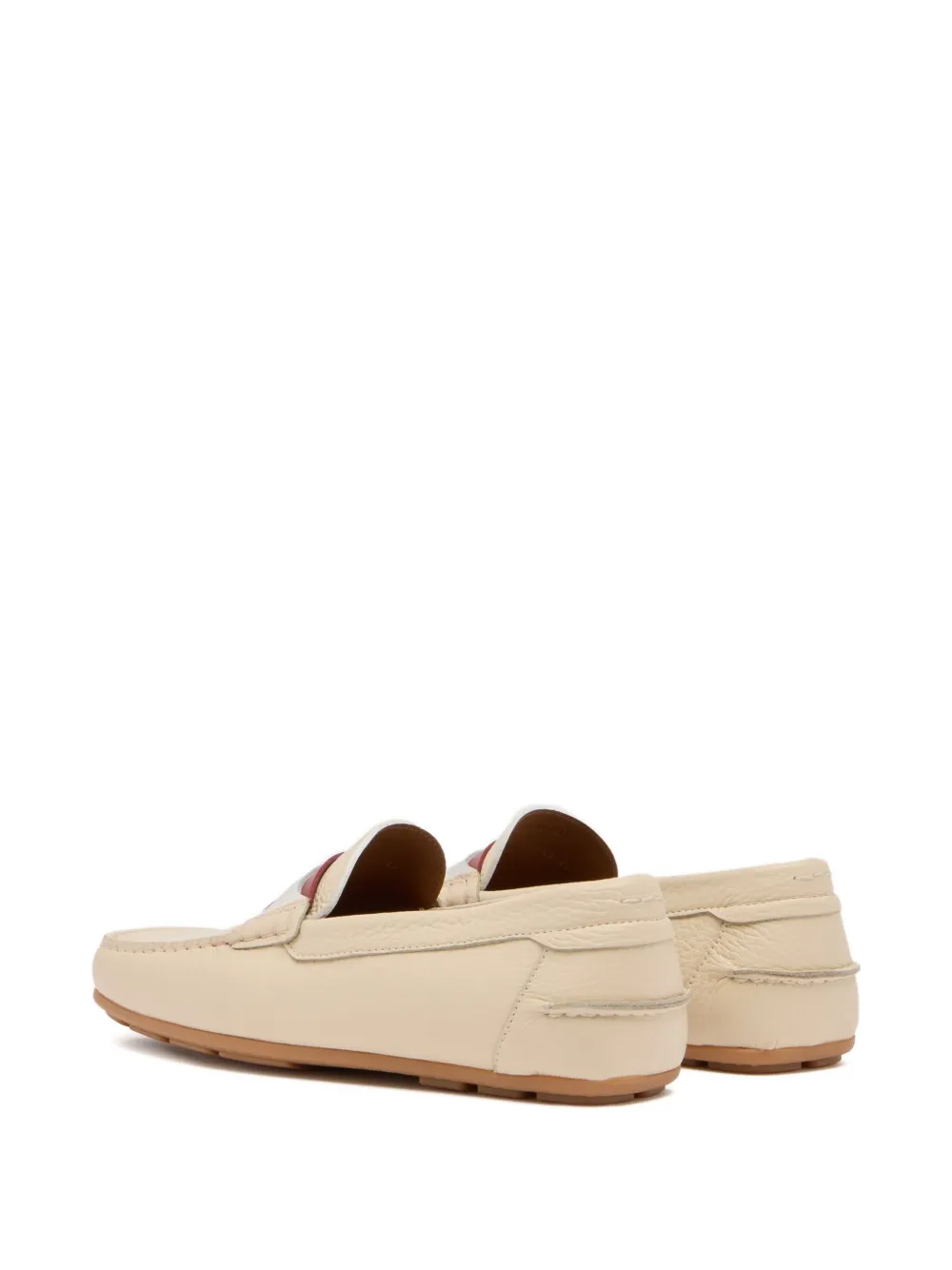 Bally Leren loafers Beige