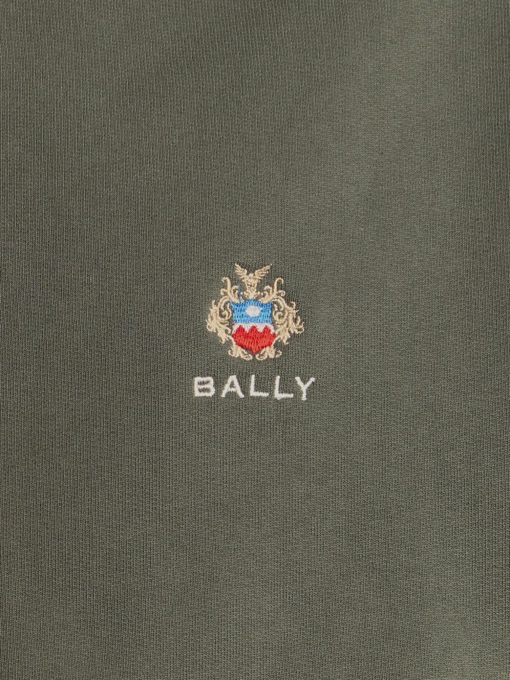 Bally Hoodie met borduurwerk Groen
