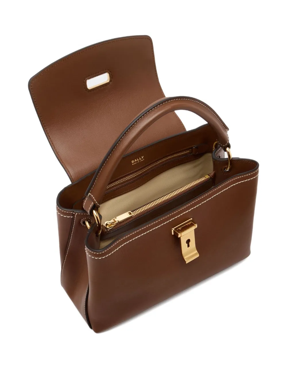 Bally Lock Me kleine shopper Bruin