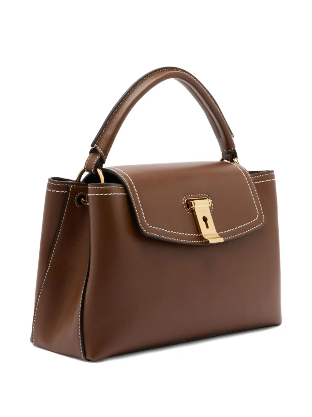Bally Lock Me kleine shopper Bruin