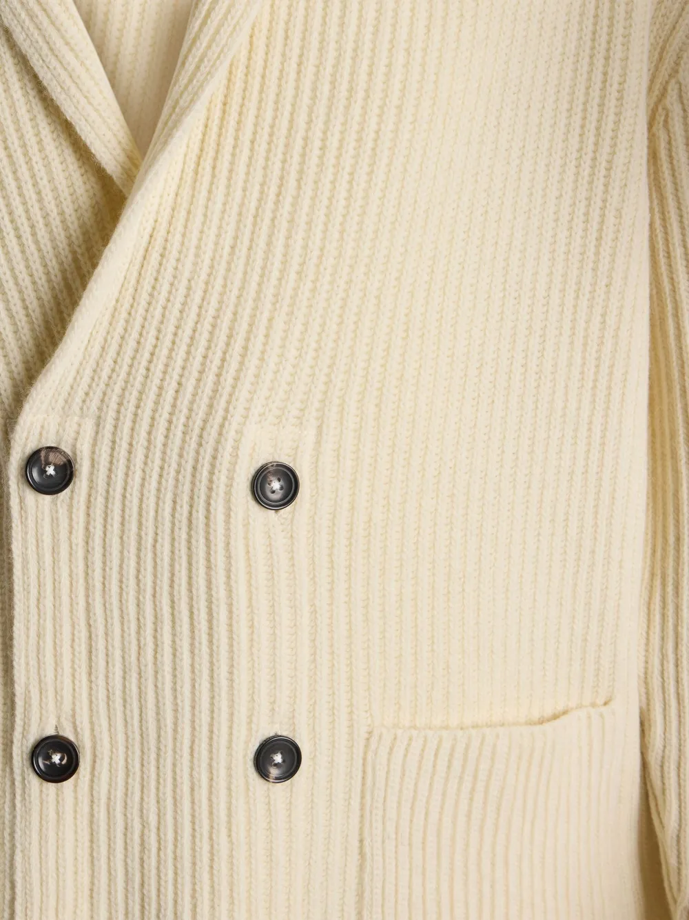 Bally Ribbed Cardigan In Neutral