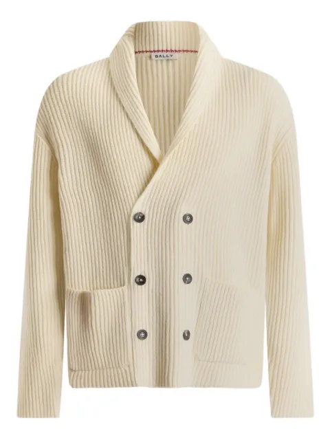 Bally ribbed cardigan