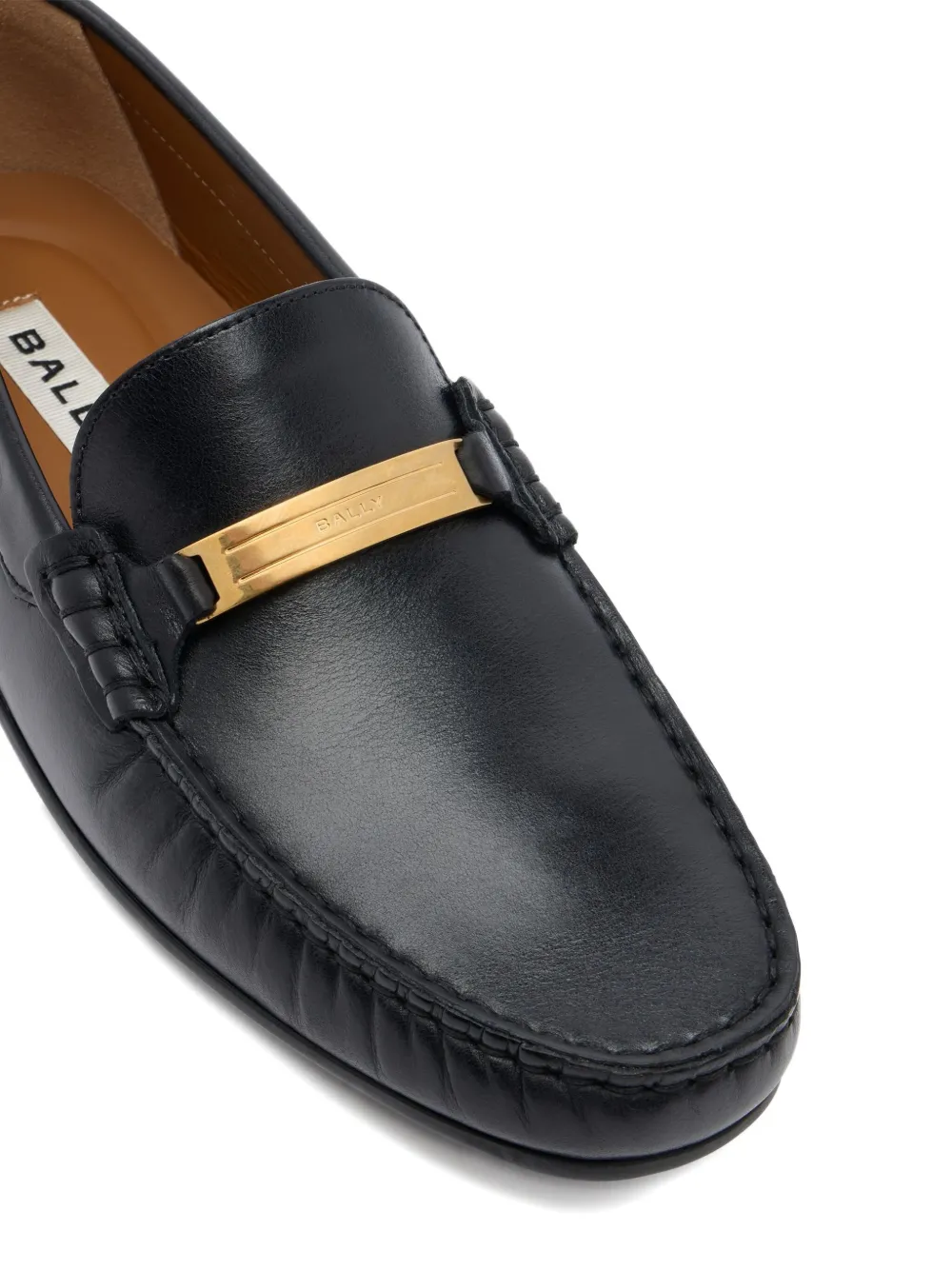 Bally Clay leren loafers Zwart
