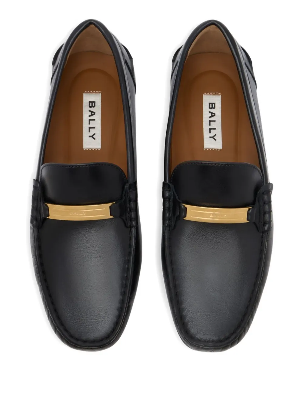 Bally Clay leren loafers Zwart