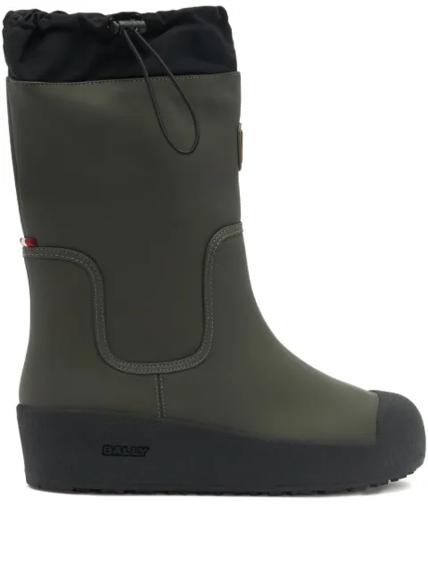 Bally round toe leather boots