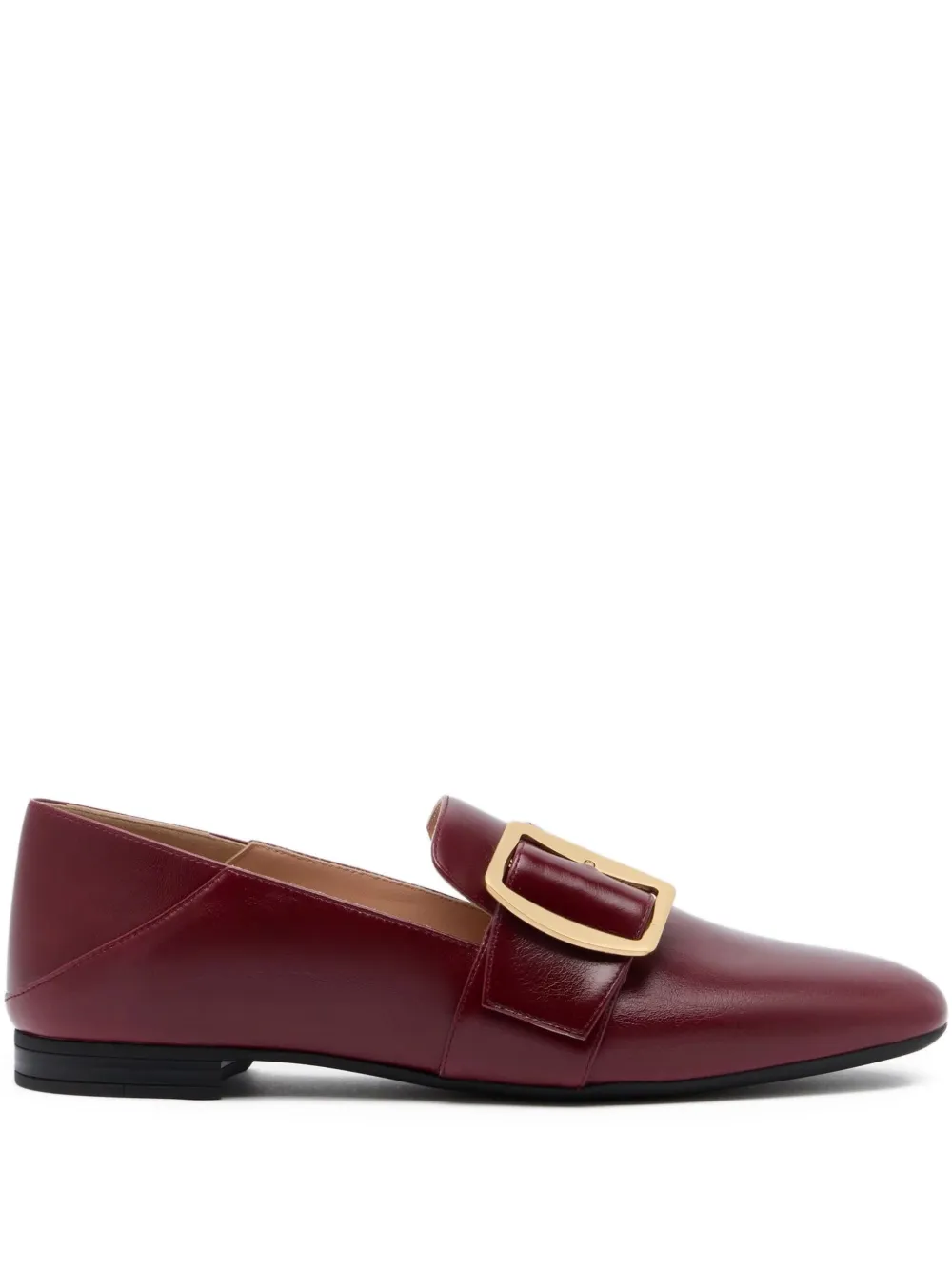 Bally Leren loafers Rood