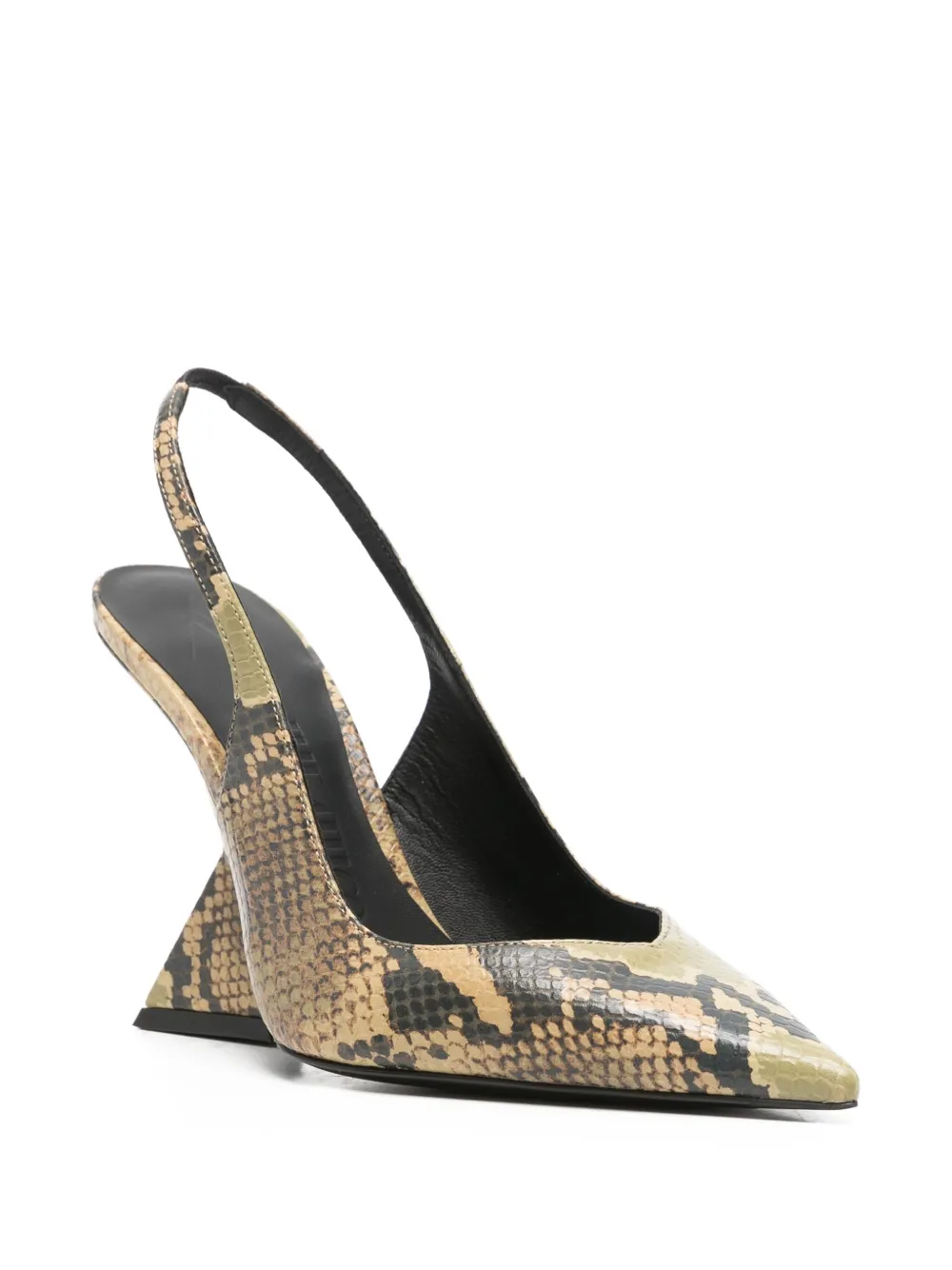 The Attico 105mm snake-print pumps | Heeled Pumps | Image 2