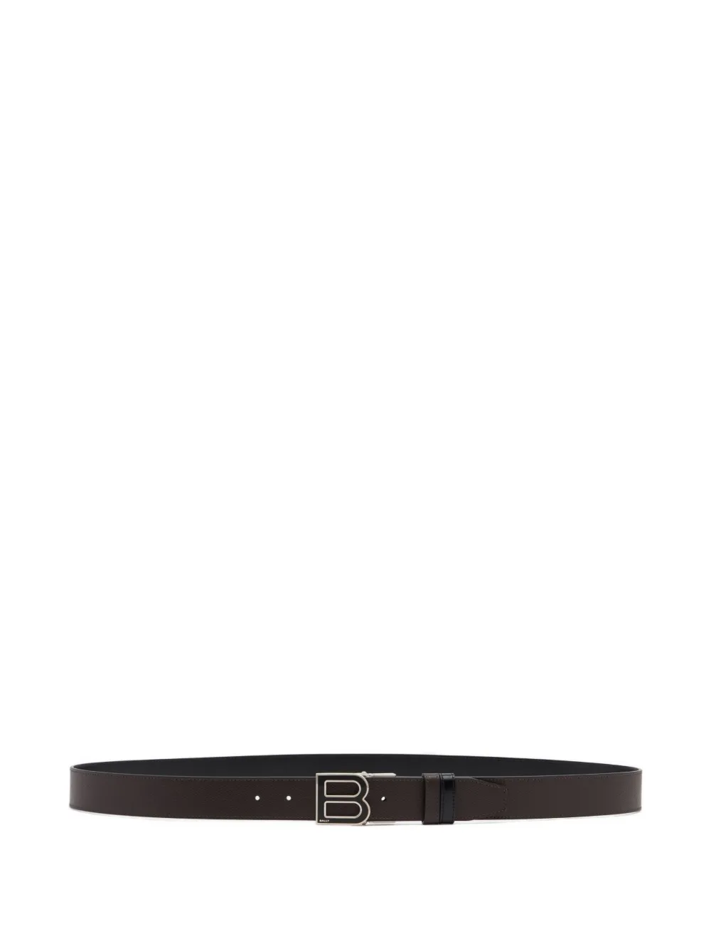 Bally B-logo reversible belt - Bruin