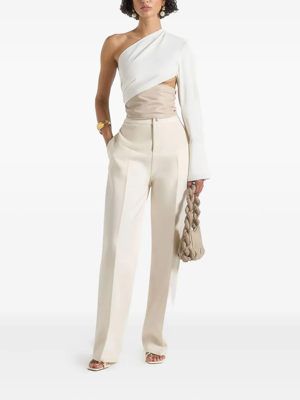 Manière De Voir Coralie one-shoulder top | Blouses | Image 2