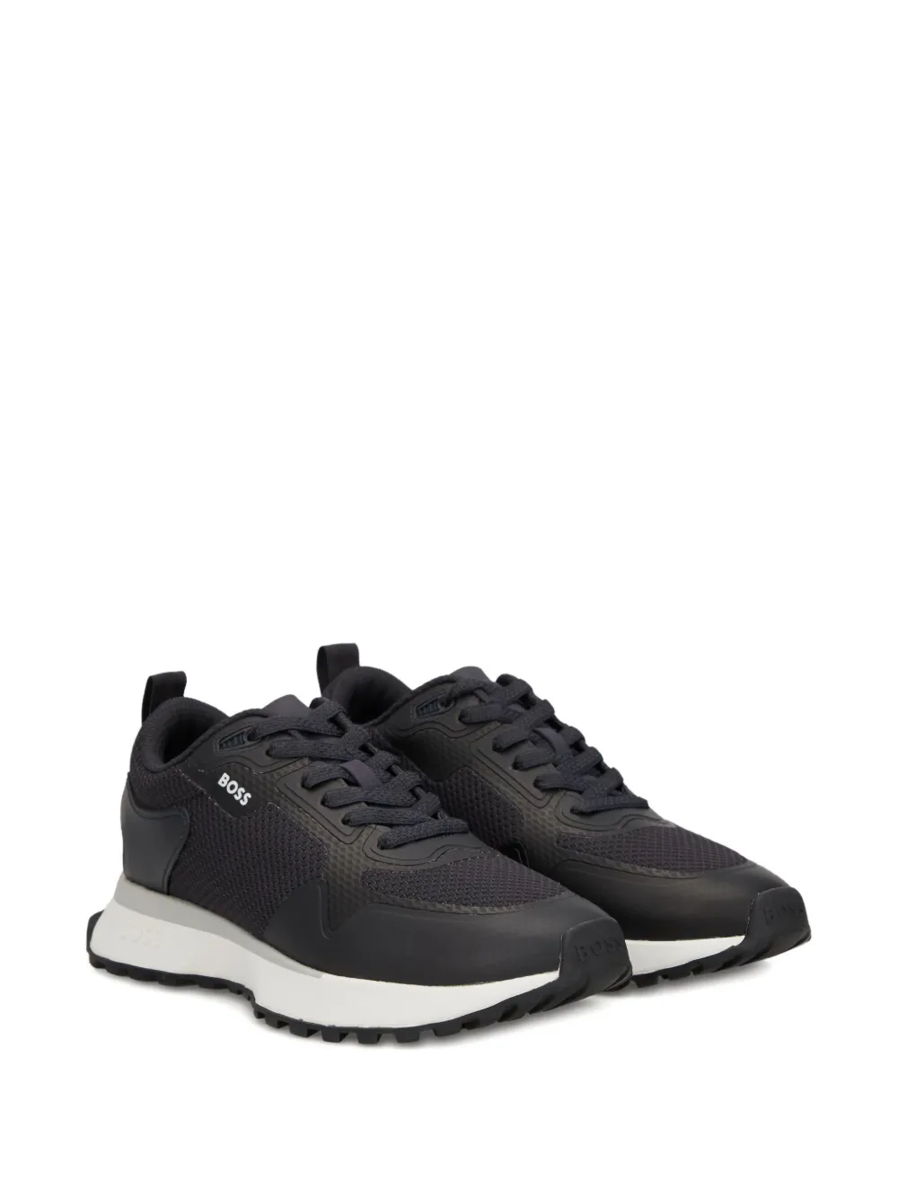 HUGO Jonah sneakers met vlakekn Zwart
