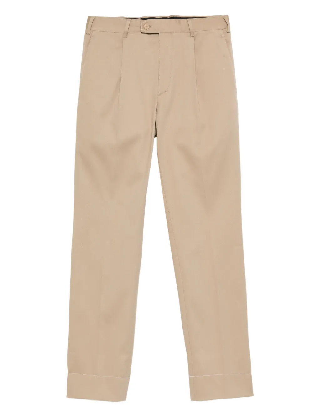 Brioni pleated trousers | Neutrals | Image 1
