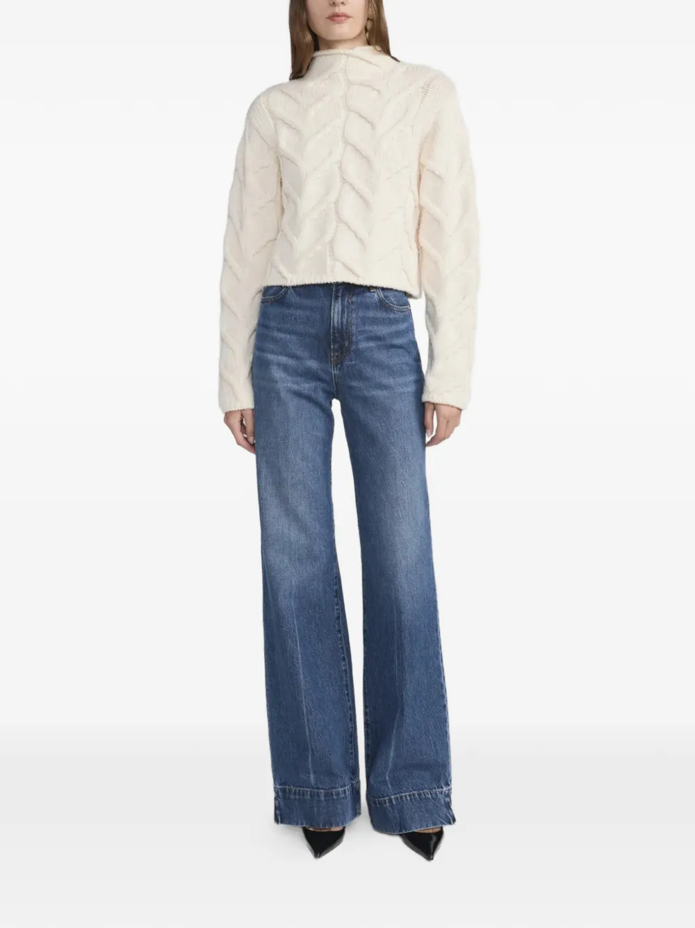 FRAME wide-leg trousers | Flared & Bell-Bottom Pants | Image 2