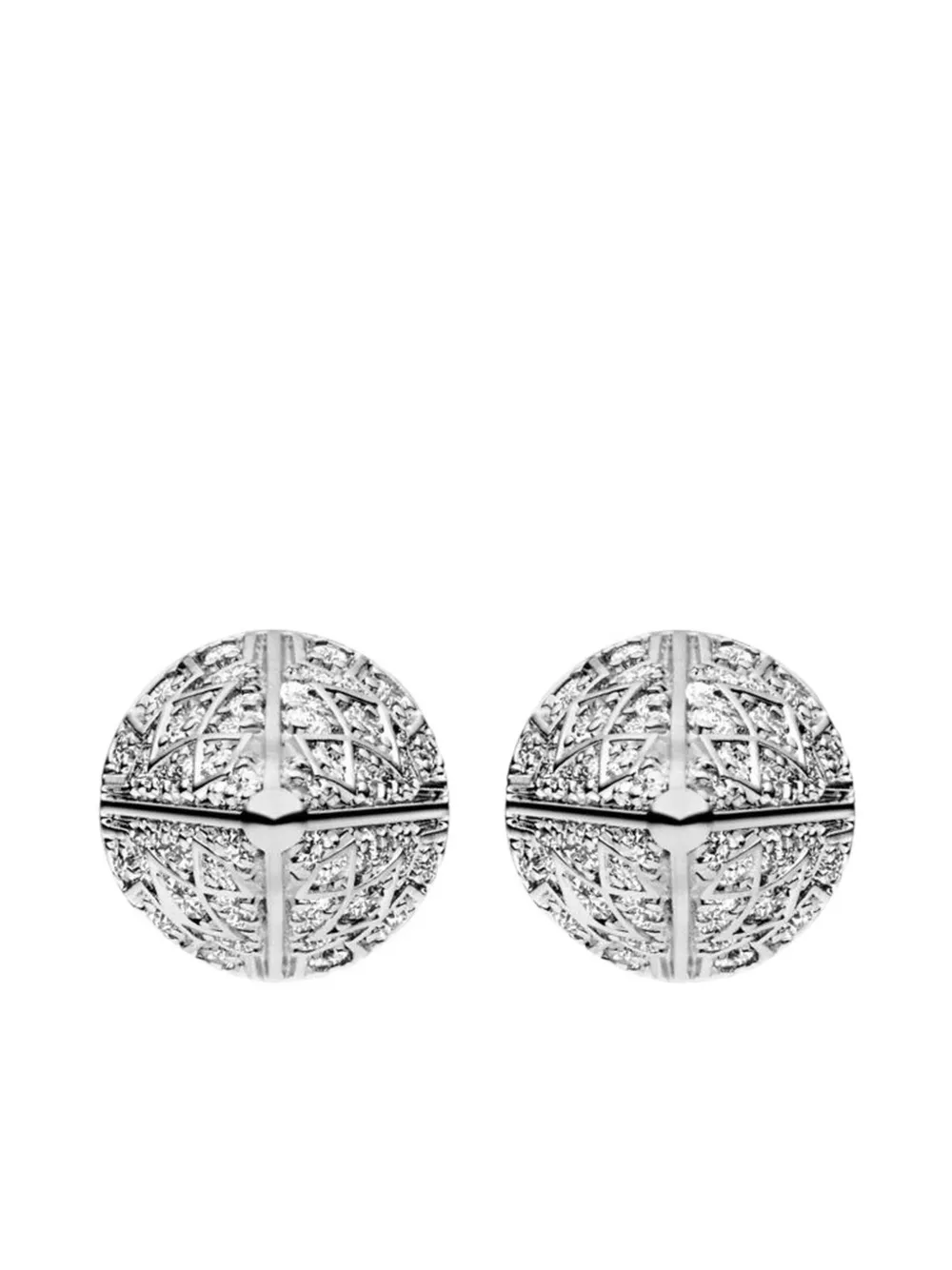 Diesel cone-stud earrings - Argento