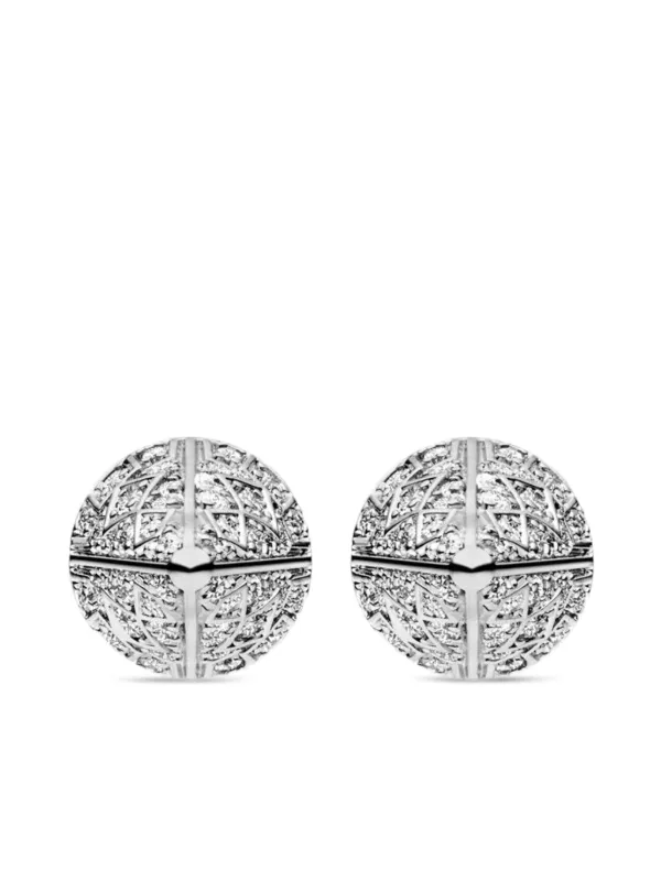 DIESEL シルバークリスタルピアス Diesel ピアス | シルバートーン | FARFETCH JP