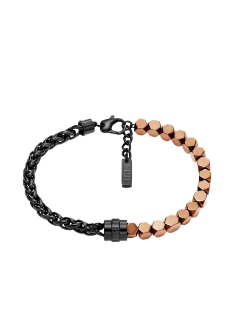 Diesel chain beaded bracelet