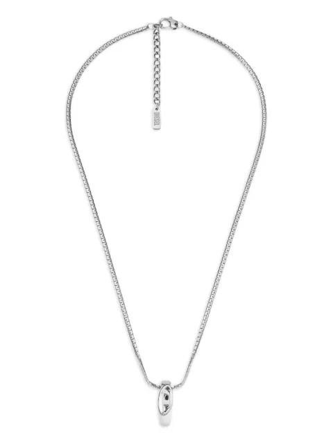 Diesel collar con dije ovalado