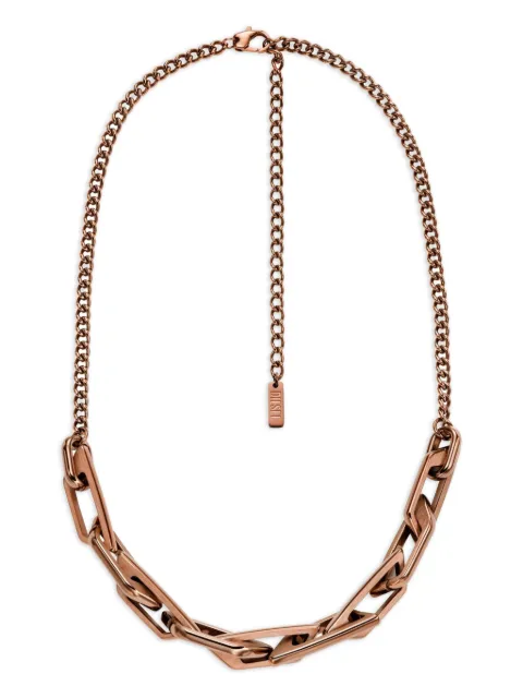 Diesel Dx1646200 interlocking logo chain necklace