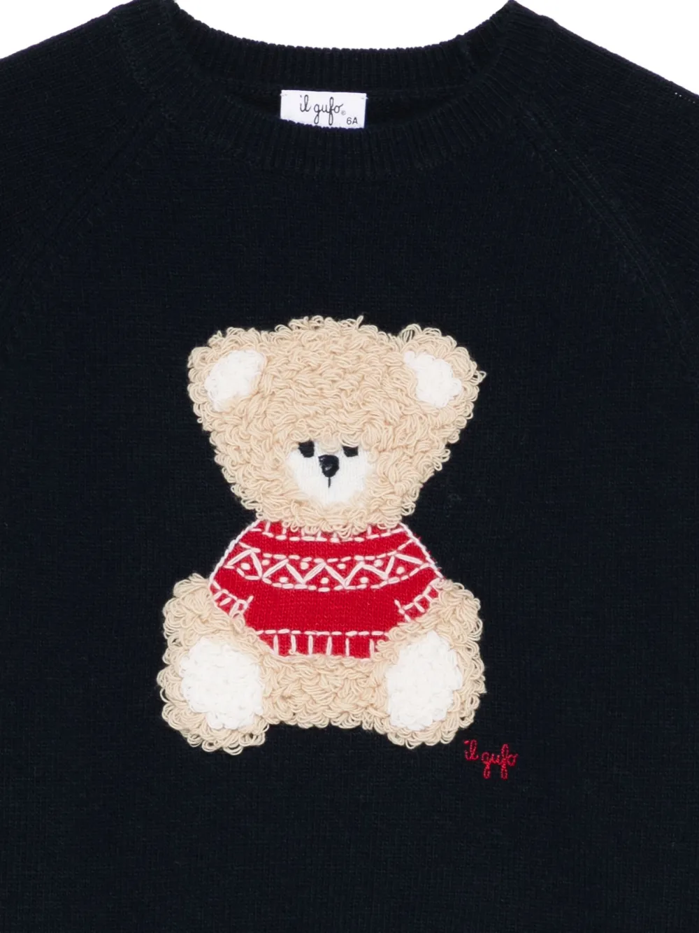 Il Gufo Wollen trui Bruin