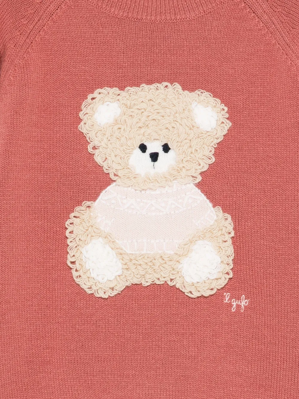 Il Gufo Wollen trui Rood