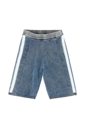 Alexander Wang ラインストーン デニムショーツ | ブルー | FARFETCH JP
