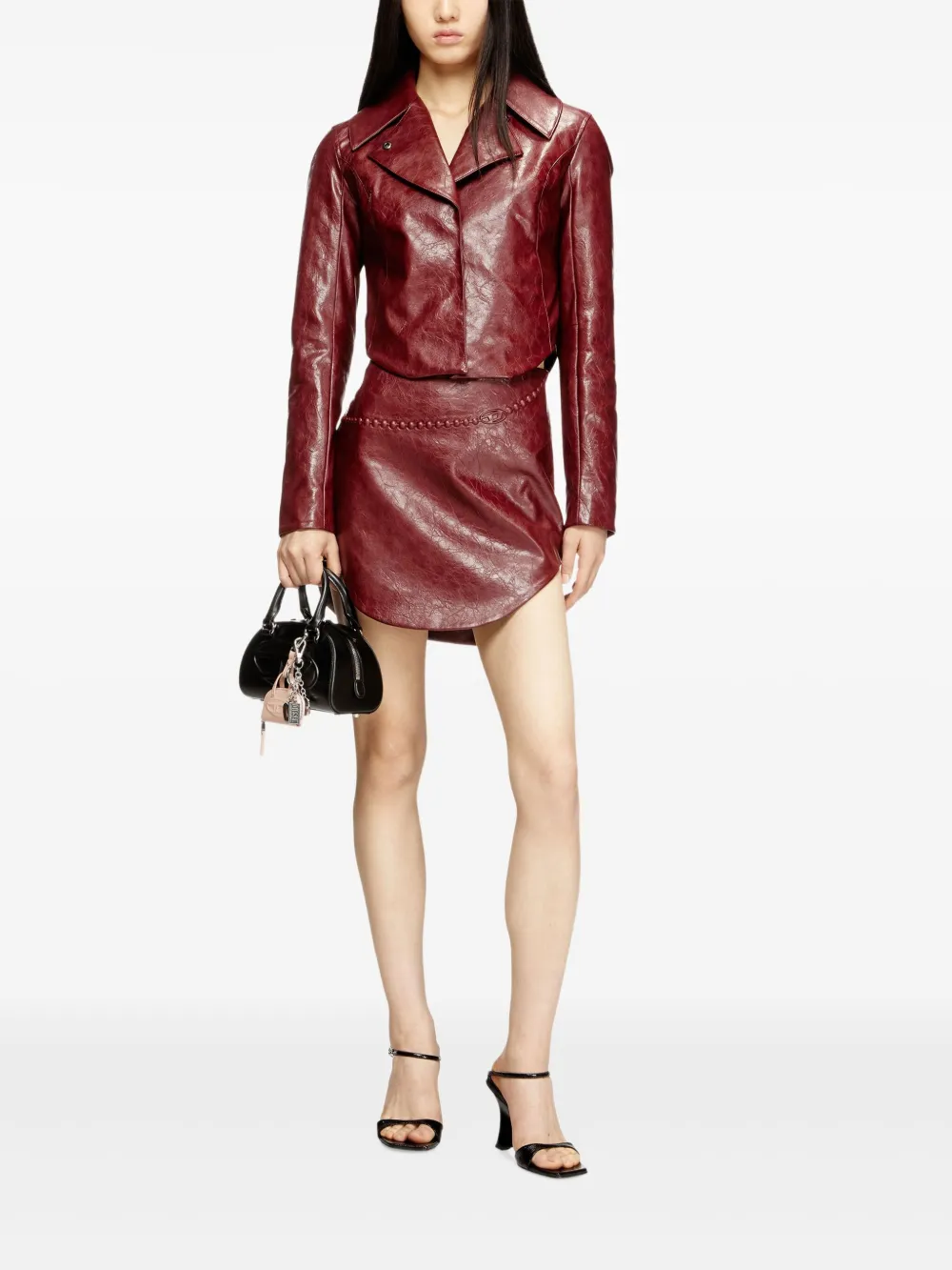 Diesel G-Ameck logo-embossed jacket | Biker Jackets | Image 2