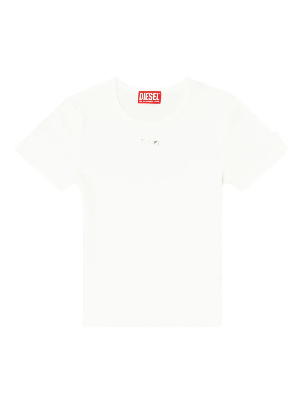 Diesel T-ele-long-od Top In White