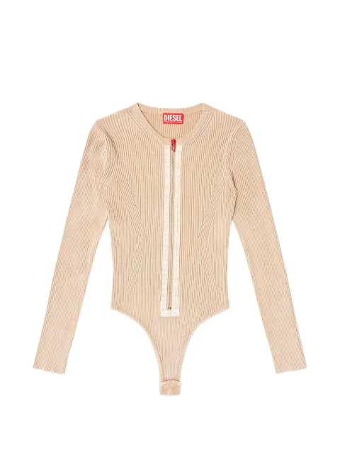 Diesel body nervuré à fermeture zippée