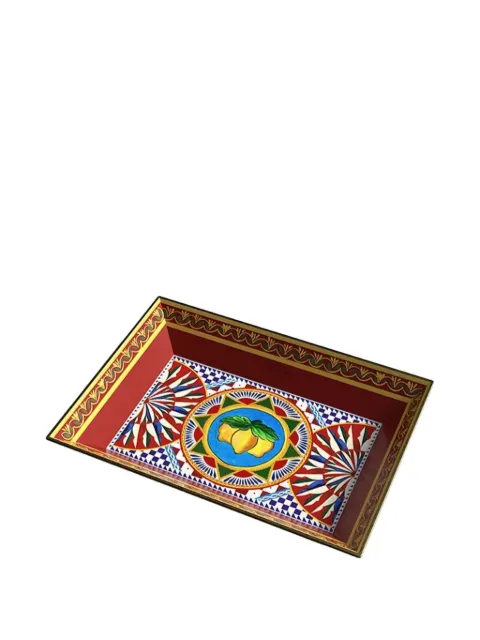 Dolce & Gabbana printed decorative tray (26cm x 18.5 cm)