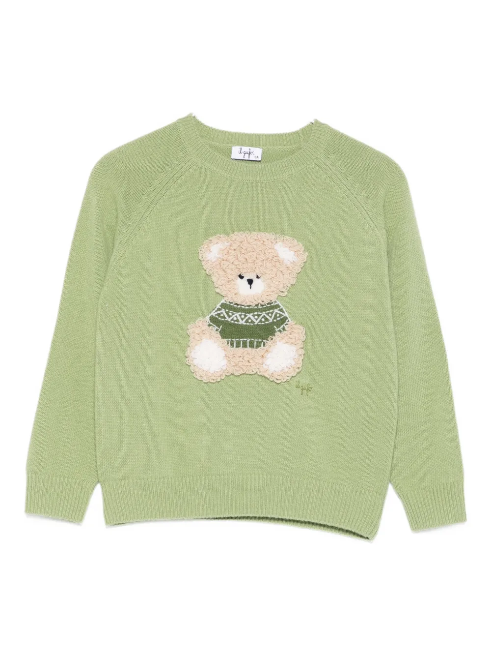 Il Gufo suéter con cuello redondo | verde | Image 1