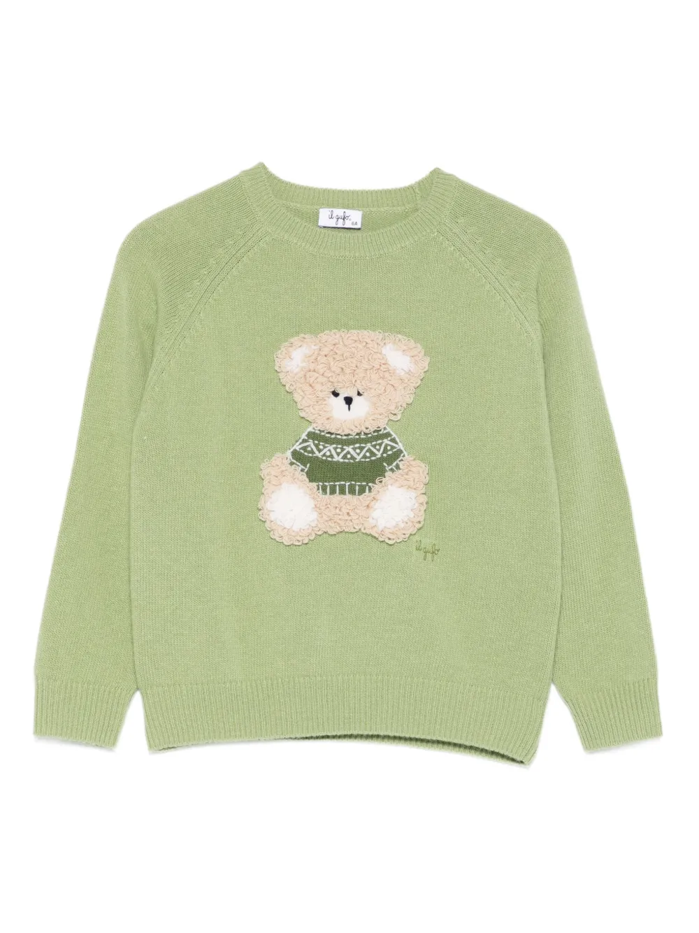 Il Gufo suéter con cuello redondo | verde | Image 1