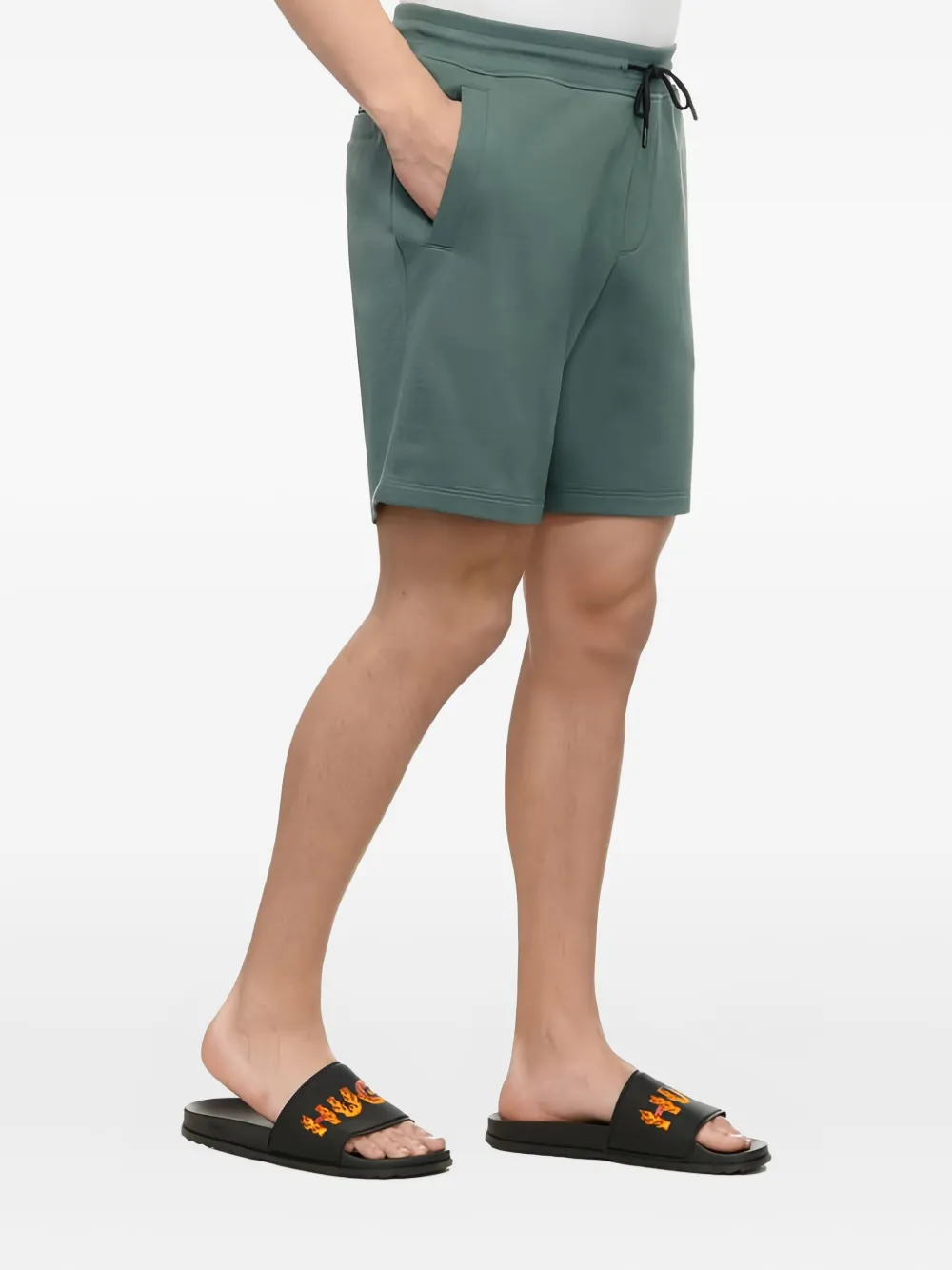 HUGO drawstring jersey shorts | Track & Running Shorts | Image 2