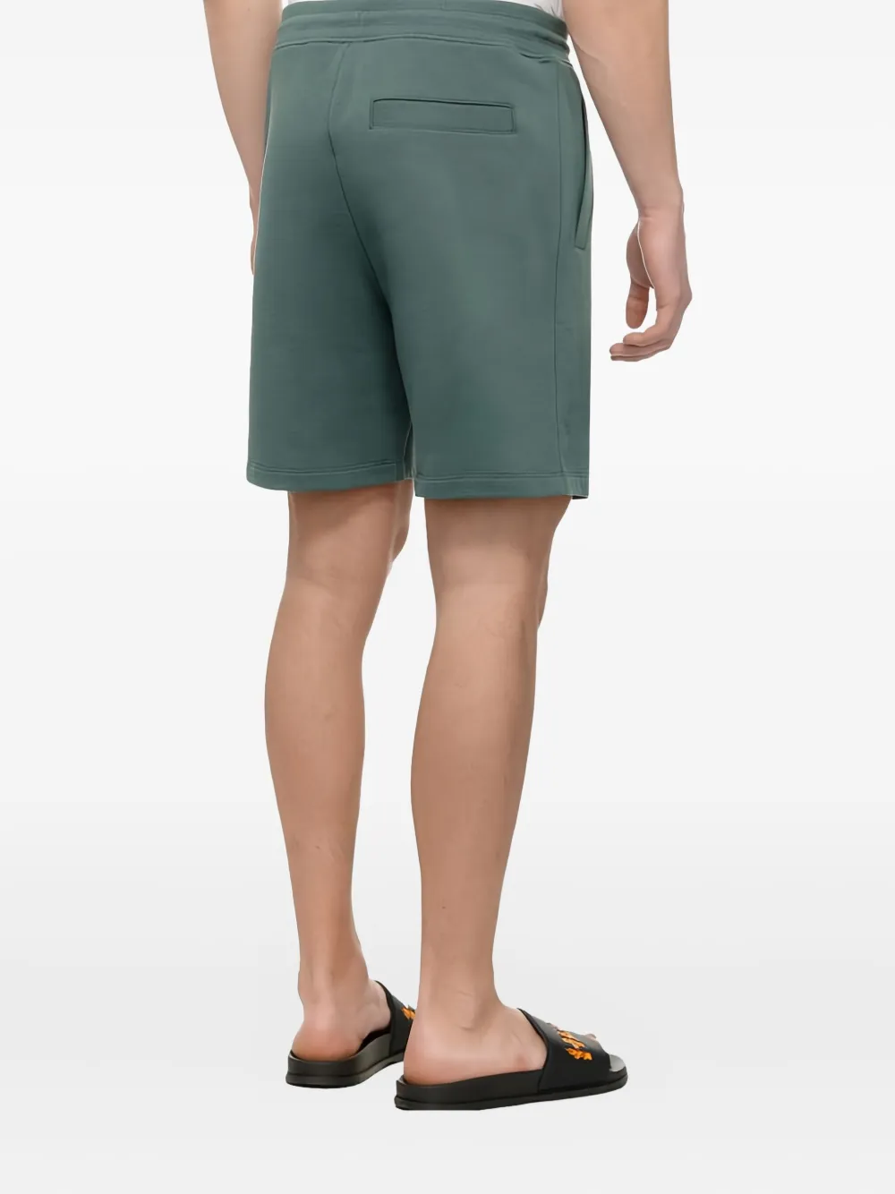 Hugo Boss Drawstring Jersey Shorts In Green