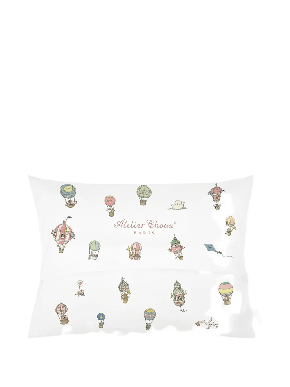 Atelier Choux Kussenhoes met ballonprint - Wit