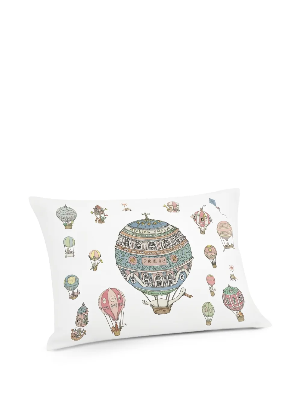 Atelier Choux Kussenhoes met ballonprint Wit
