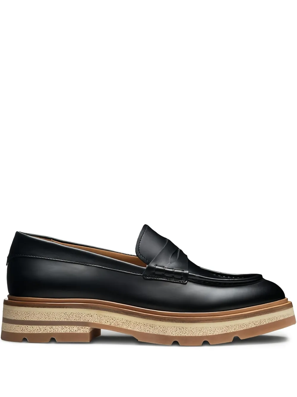 Magnanni Iris Penny Loafers In Black
