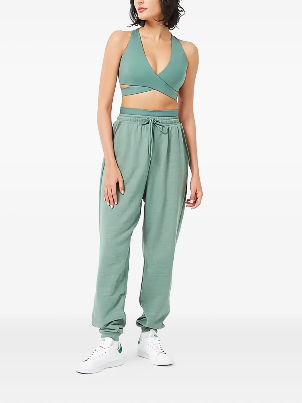 SQUATWOLF Sport-bh met gekruiste bandjes Groen