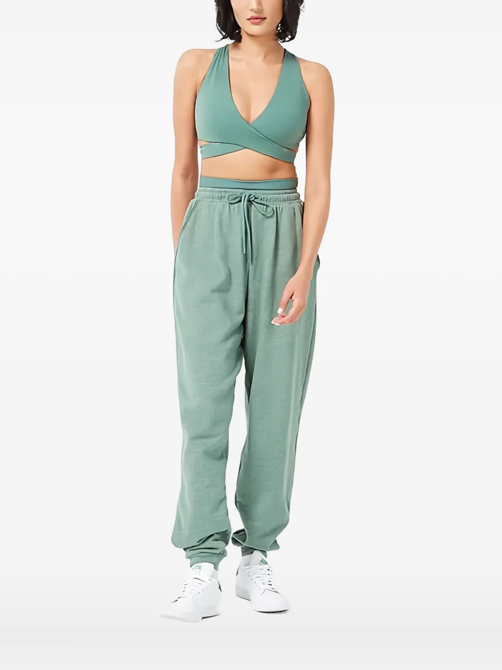 SQUATWOLF Sport-BH mit überkreuzten Trägern - Grün