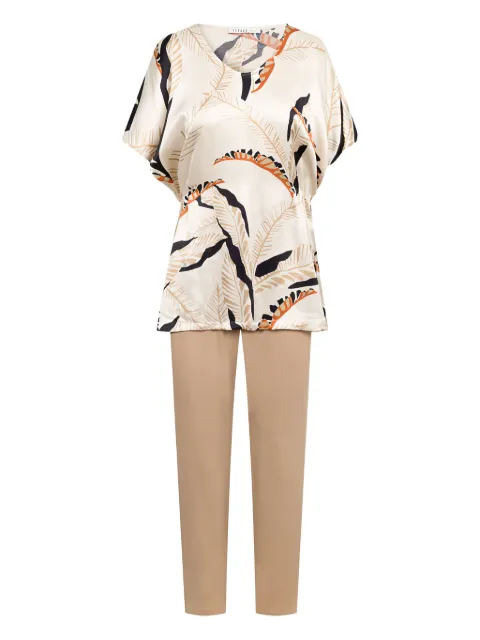Louis Feraud v-neck printed pyjamas (set of two)