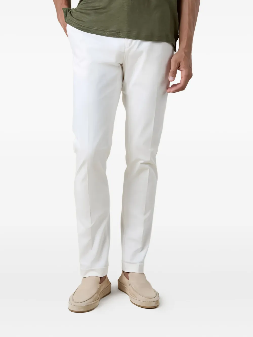 Aurélien drawstring trousers | Neutrals | Image 1