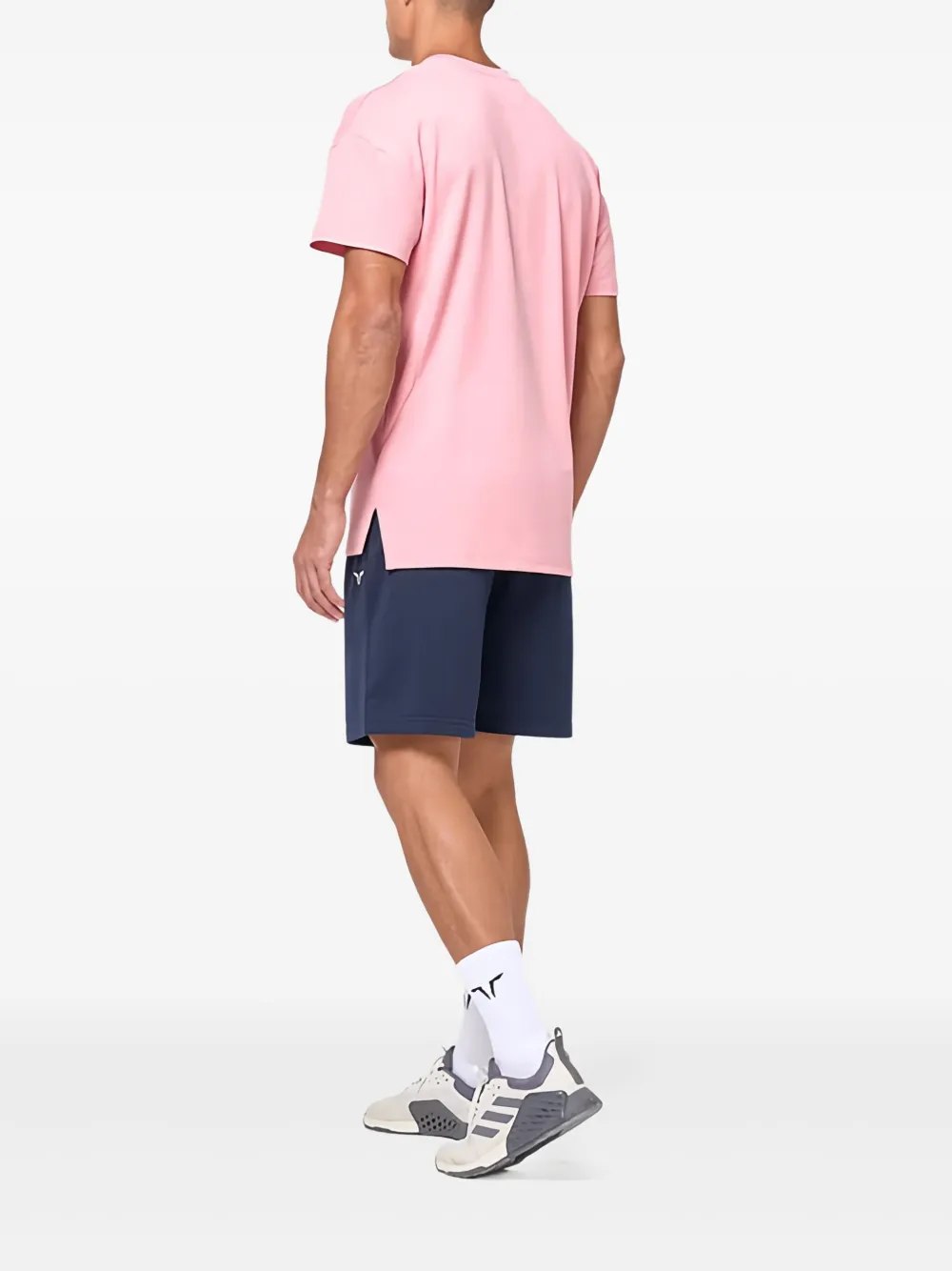 Squatwolf Side-slit Logo T-shirt In Pink