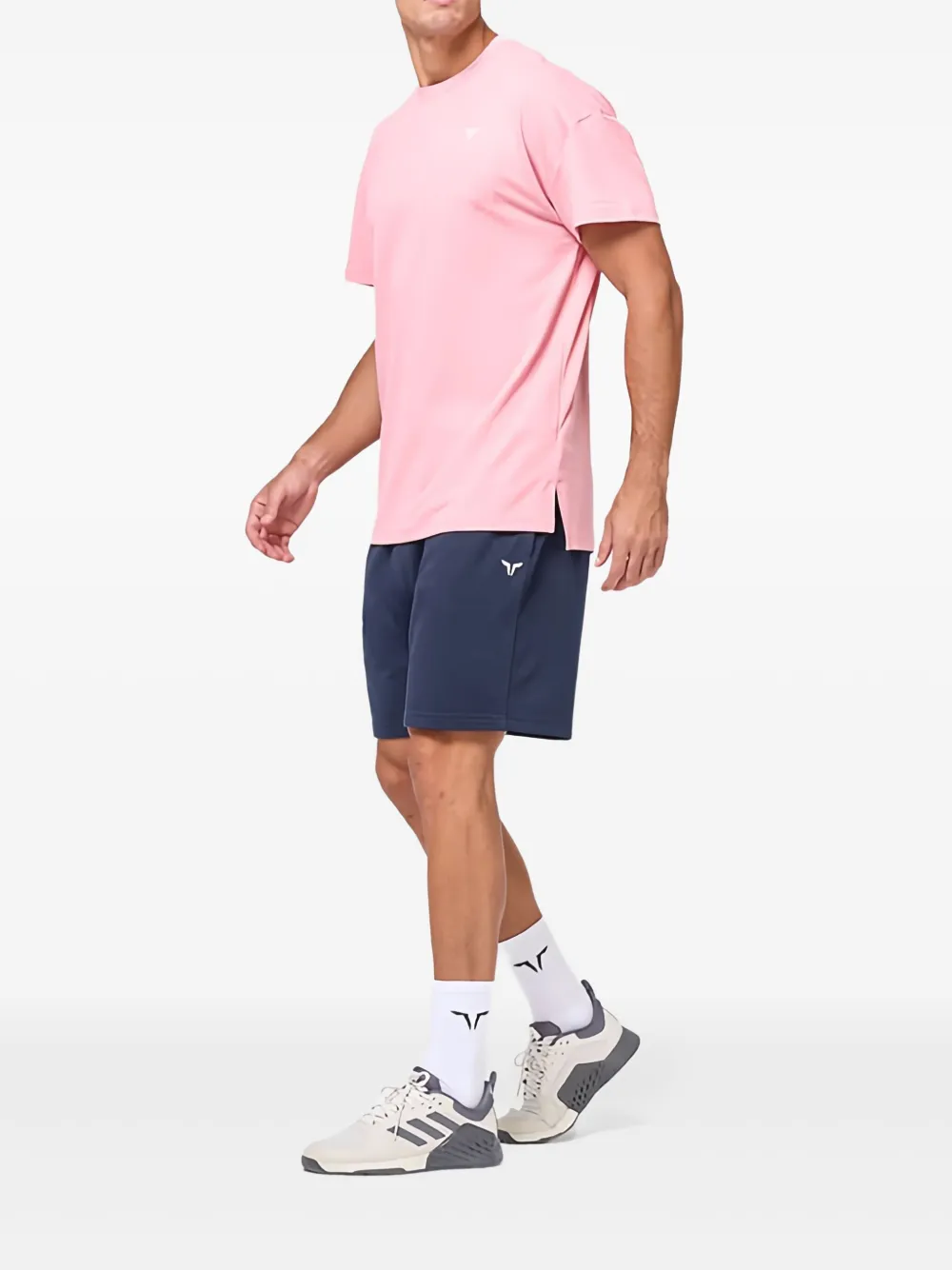 Squatwolf Side-slit Logo T-shirt In Pink