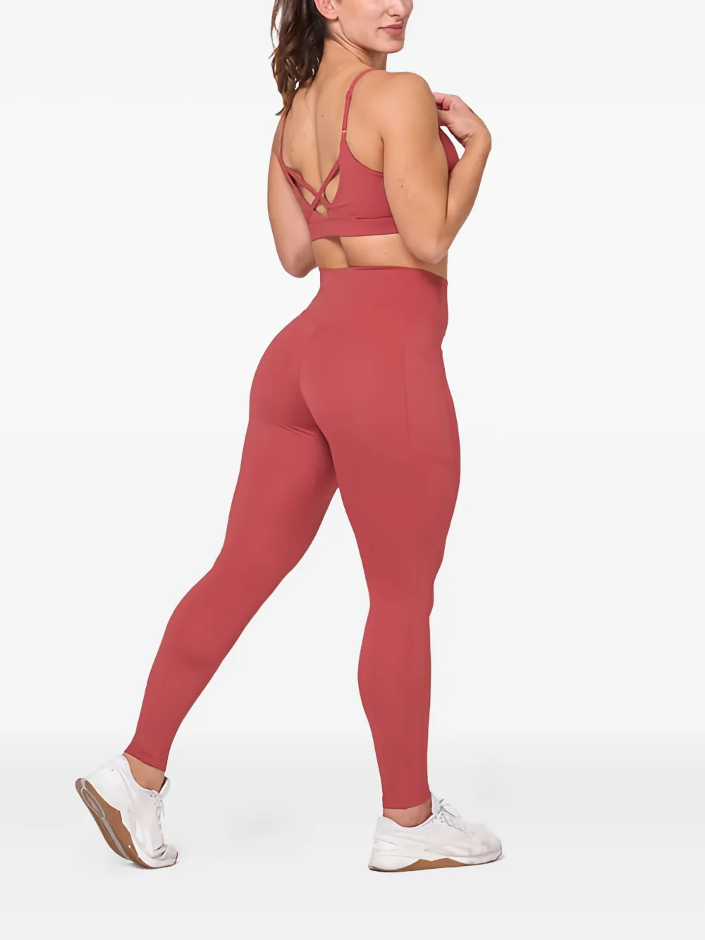 Squatwolf Logo-detail Leggings In Red