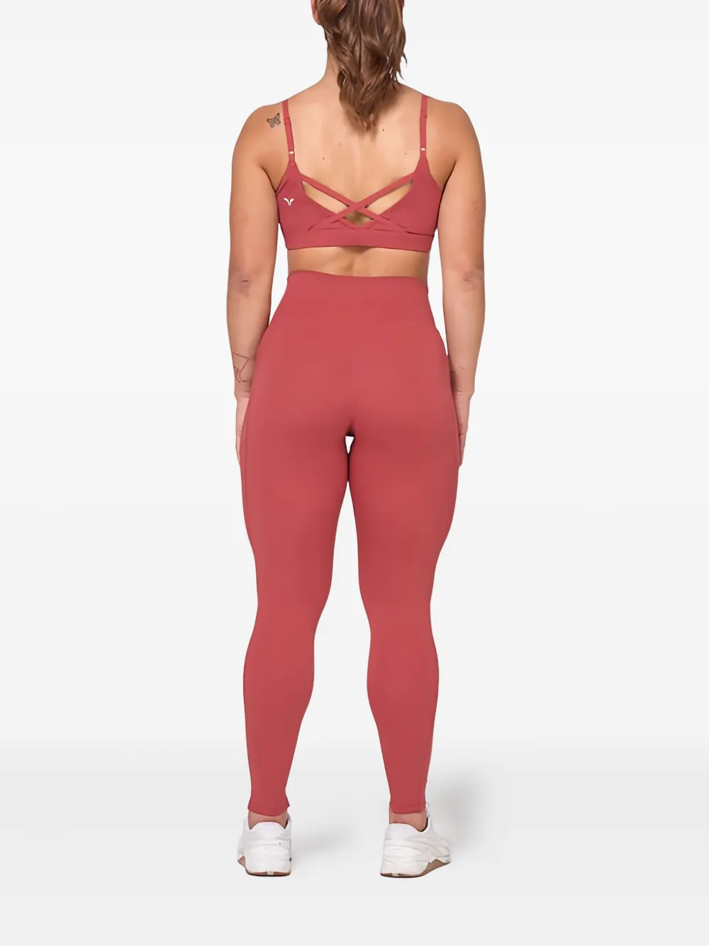 Squatwolf Logo-detail Leggings In Red