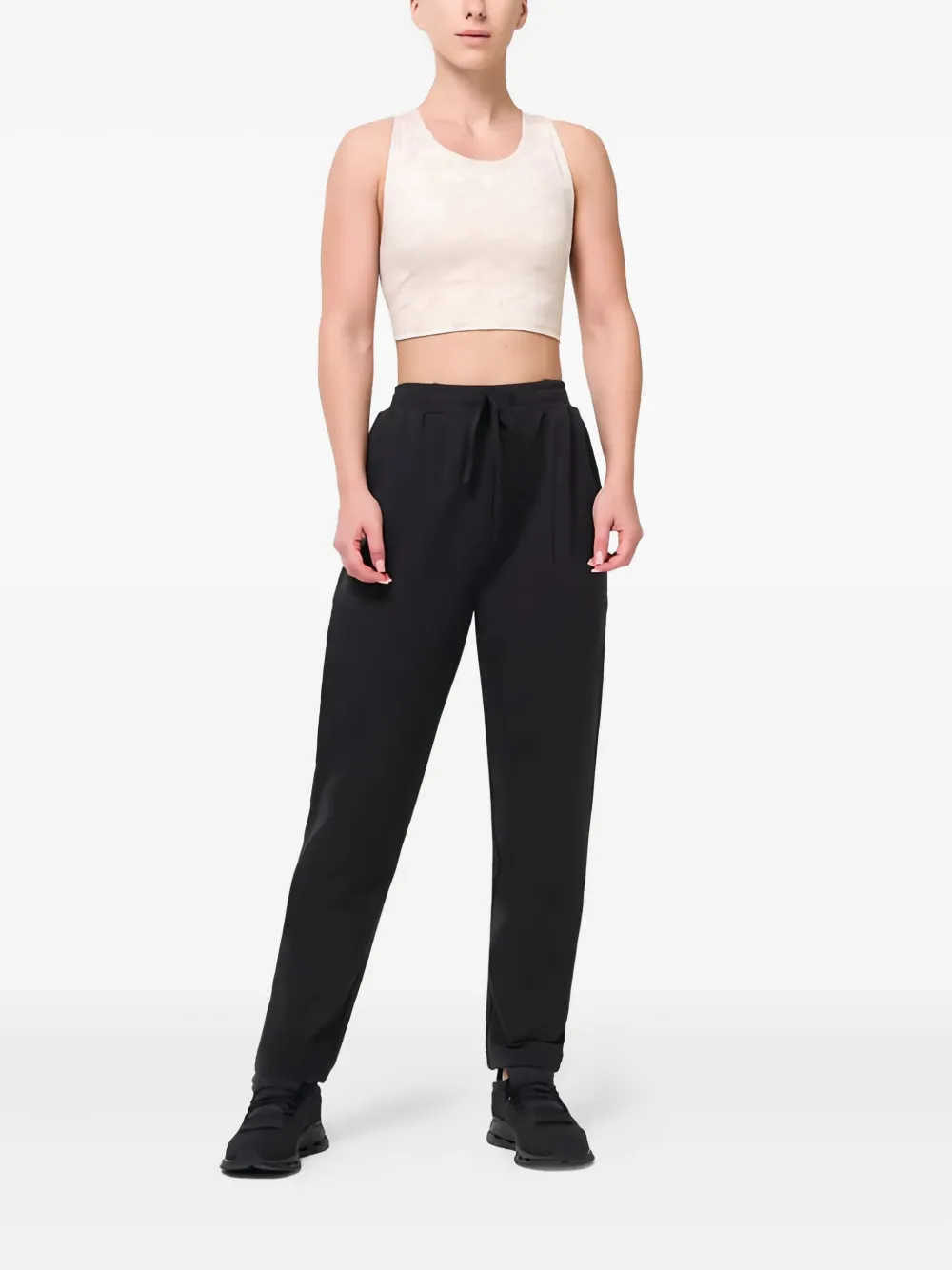 Squatwolf Brami Geometric-print Sports Bra In White