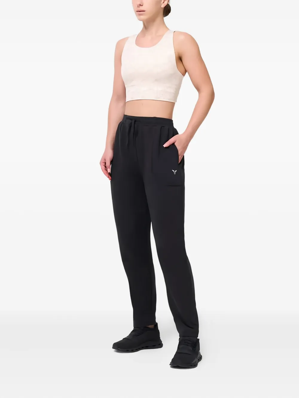 Squatwolf Brami Geometric-print Sports Bra In White
