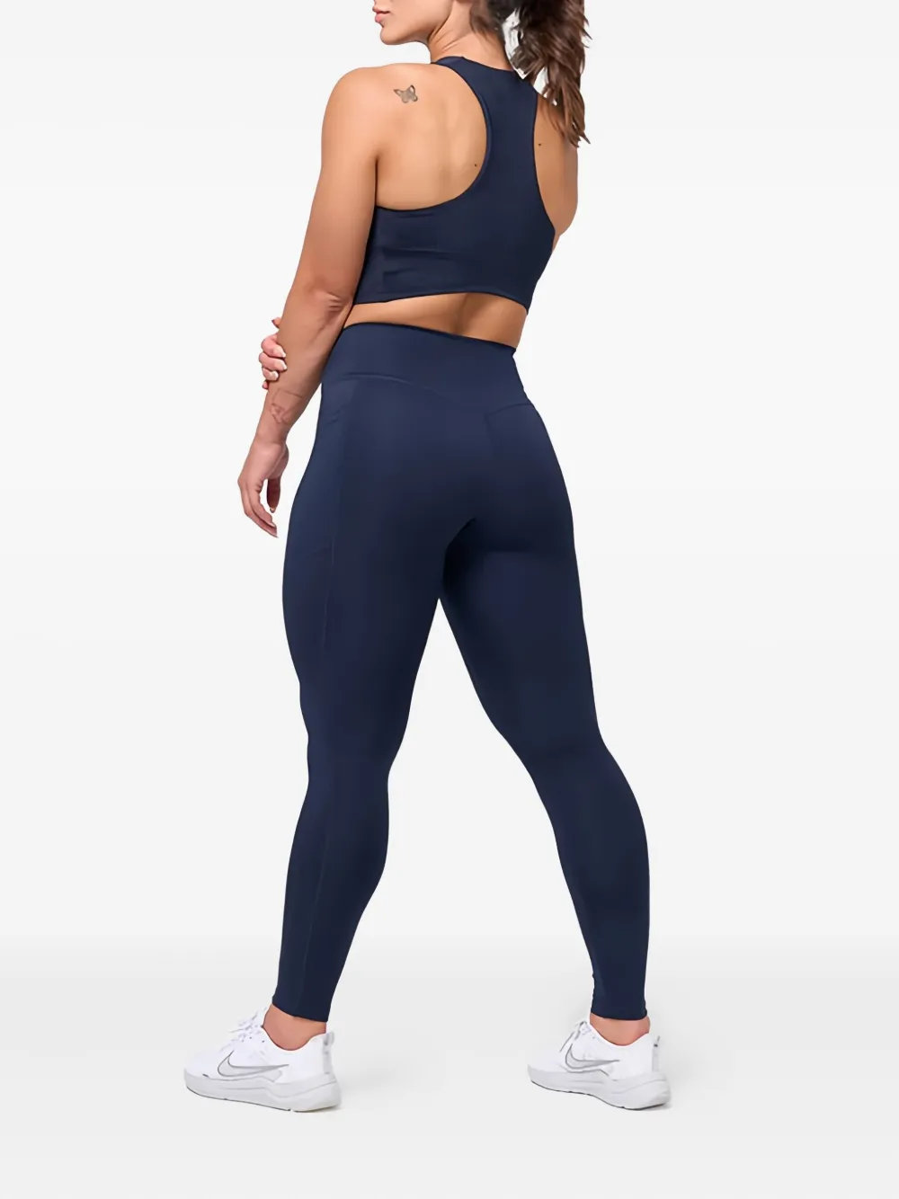 SQUATWOLF Pocket legging met logoprint Blauw