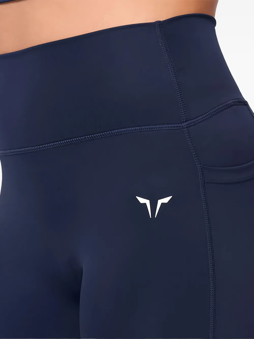 SQUATWOLF Pocket legging met logoprint Blauw