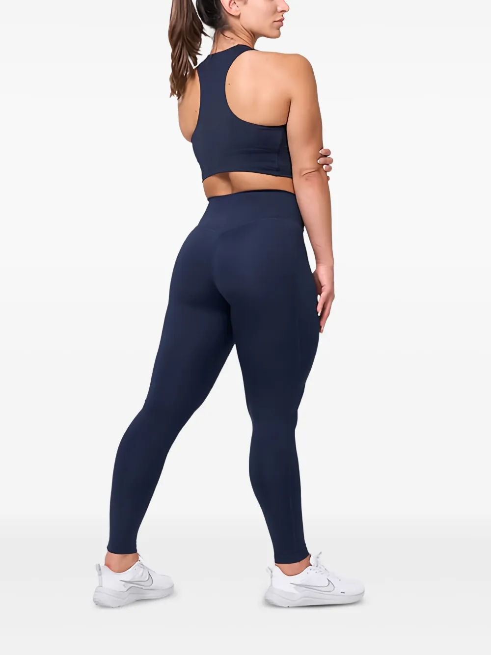 SQUATWOLF Pocket legging met logoprint Blauw